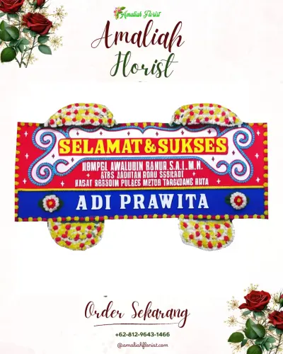 Karangan Bunga Ucapan Selamat di Sendangguwo