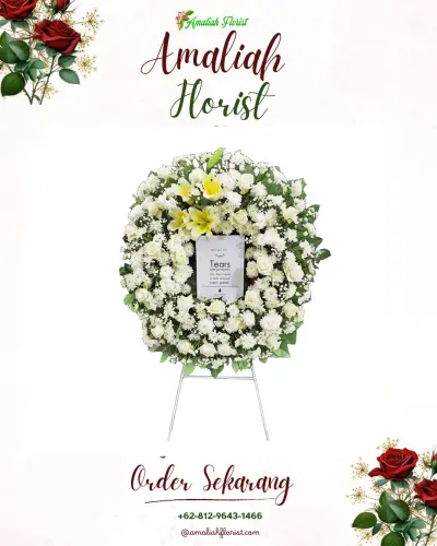 Krans Bunga Duka Cita di Sendangguwo